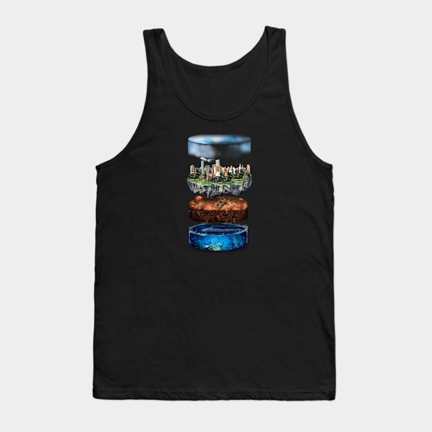 Niveles Ambientales Tank Top by Kocodread